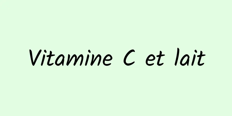Vitamine C et lait