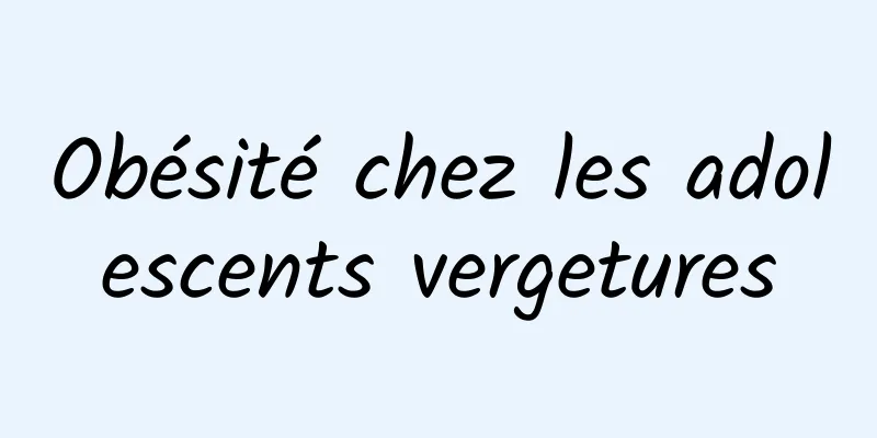 Obésité chez les adolescents vergetures