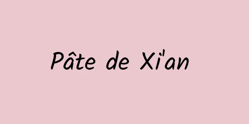 Pâte de Xi'an 