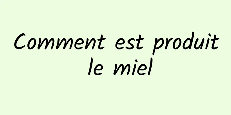 Comment est produit le miel