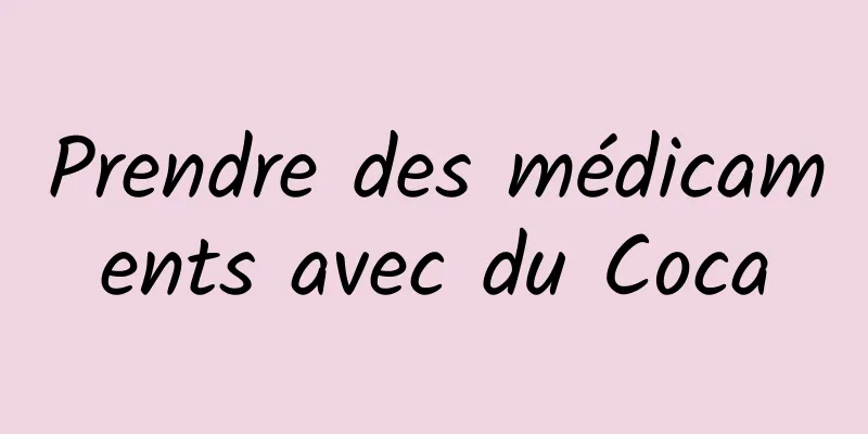 Prendre des médicaments avec du Coca