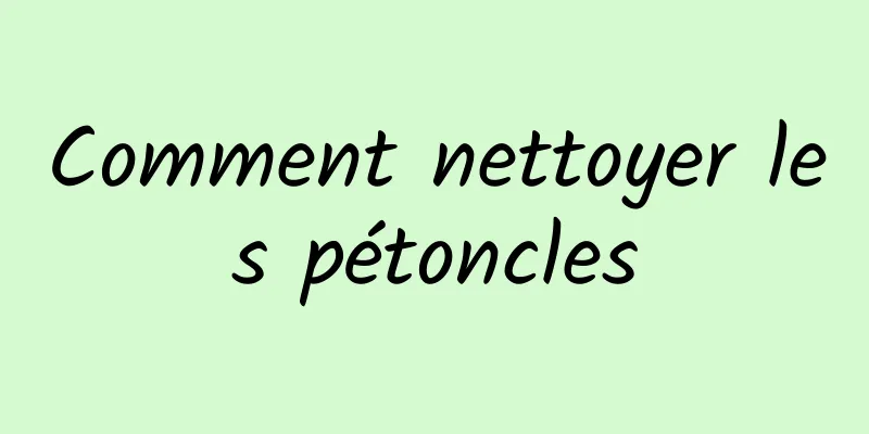 Comment nettoyer les pétoncles