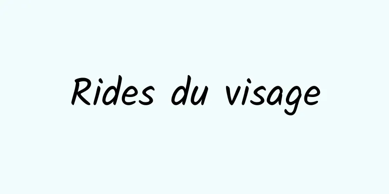 Rides du visage