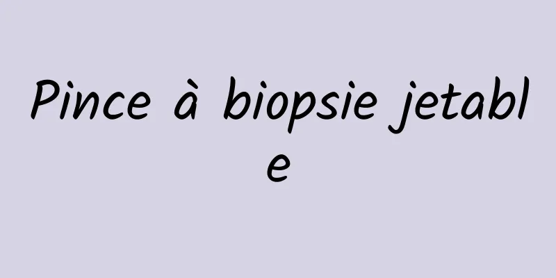 Pince à biopsie jetable