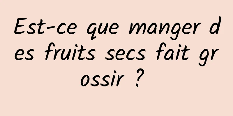 Est-ce que manger des fruits secs fait grossir ? 