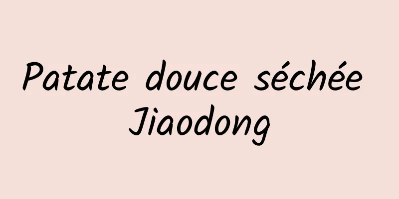 Patate douce séchée Jiaodong