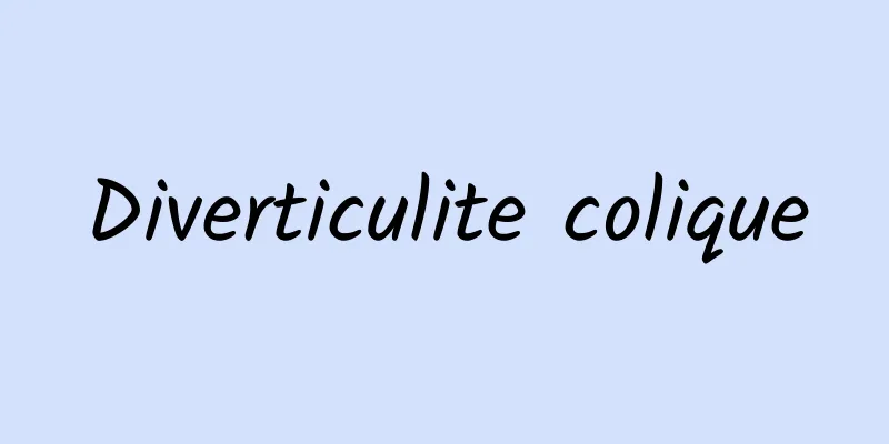 Diverticulite colique
