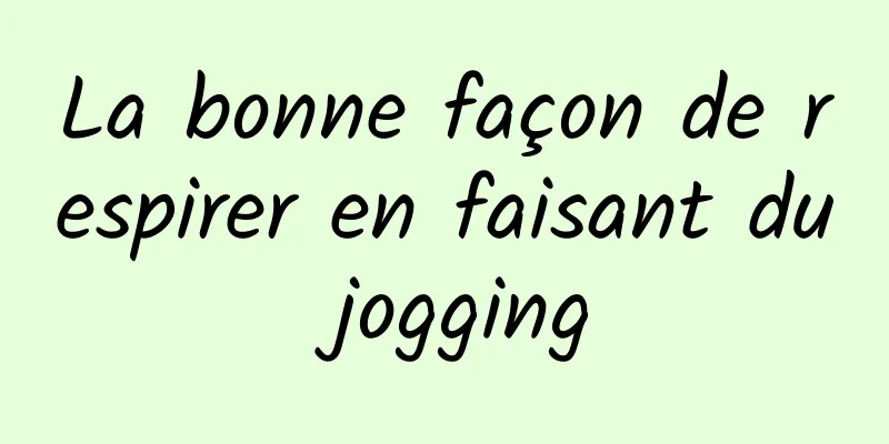 La bonne façon de respirer en faisant du jogging