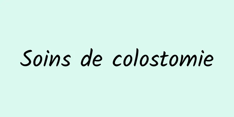 Soins de colostomie