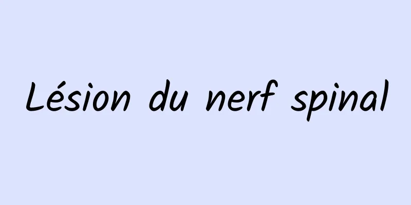Lésion du nerf spinal