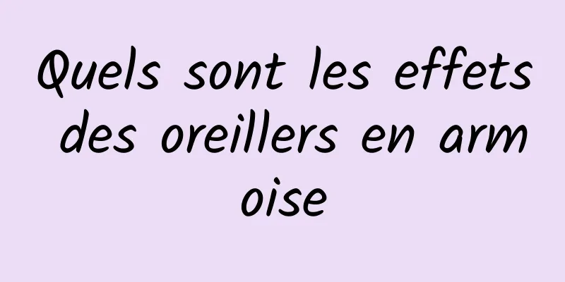 Quels sont les effets des oreillers en armoise