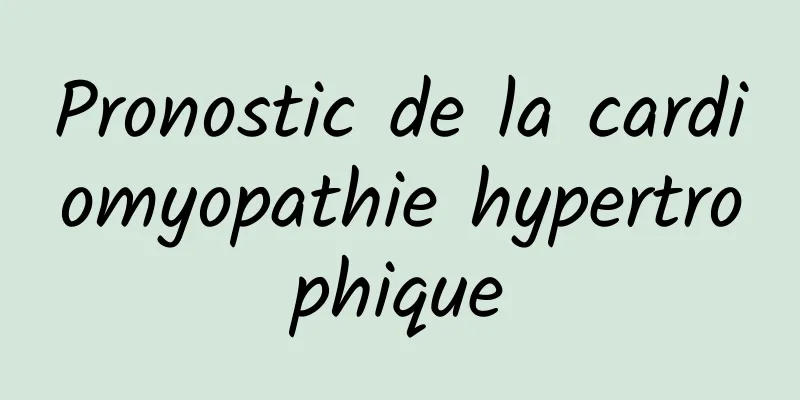 Pronostic de la cardiomyopathie hypertrophique