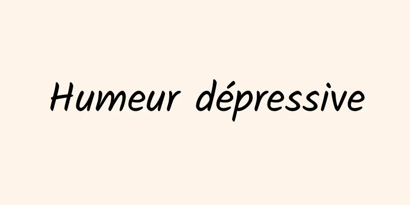 Humeur dépressive