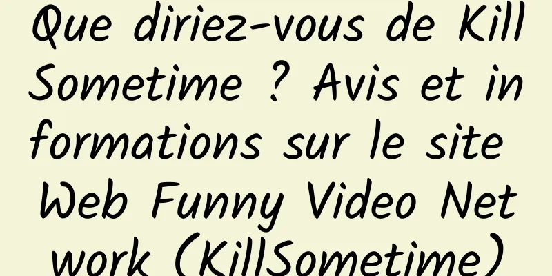 Que diriez-vous de KillSometime ? Avis et informations sur le site Web Funny Video Network (KillSometime)