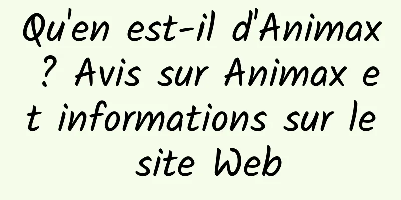 Qu'en est-il d'Animax ? Avis sur Animax et informations sur le site Web