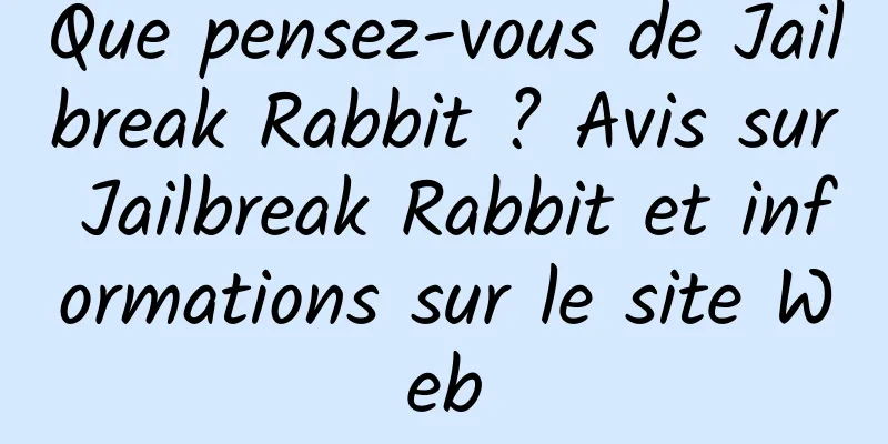 Que pensez-vous de Jailbreak Rabbit ? Avis sur Jailbreak Rabbit et informations sur le site Web