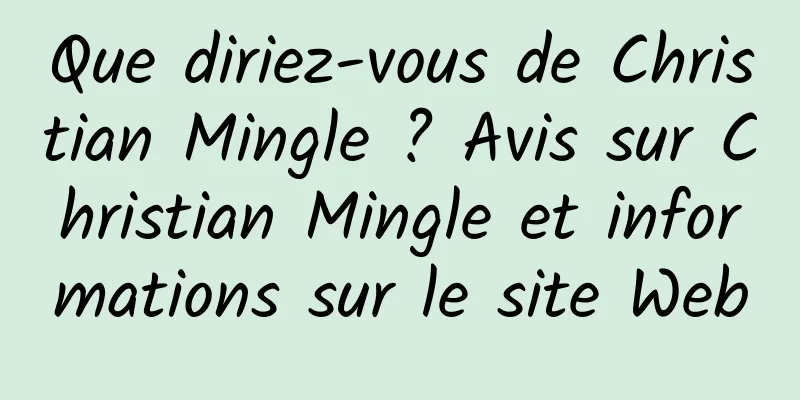 Que diriez-vous de Christian Mingle ? Avis sur Christian Mingle et informations sur le site Web