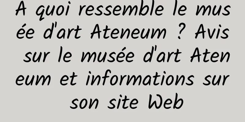 À quoi ressemble le musée d'art Ateneum ? Avis sur le musée d'art Ateneum et informations sur son site Web