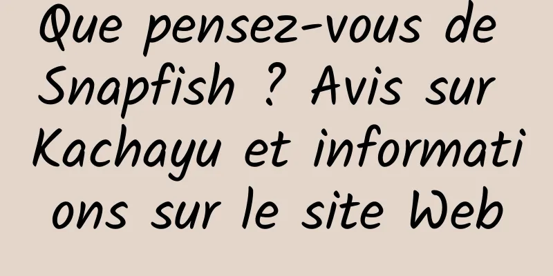 Que pensez-vous de Snapfish ? Avis sur Kachayu et informations sur le site Web