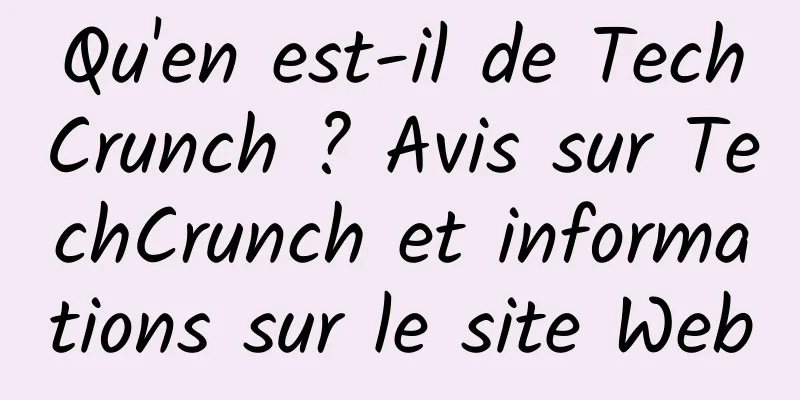 Qu'en est-il de TechCrunch ? Avis sur TechCrunch et informations sur le site Web