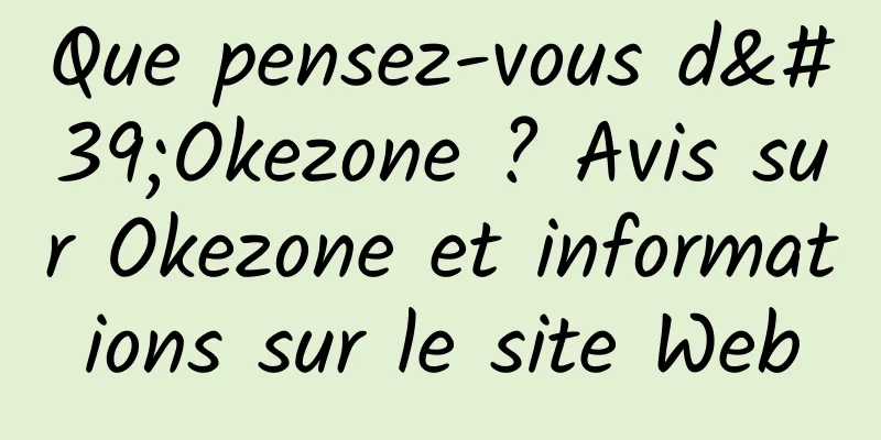 Que pensez-vous d'Okezone ? Avis sur Okezone et informations sur le site Web