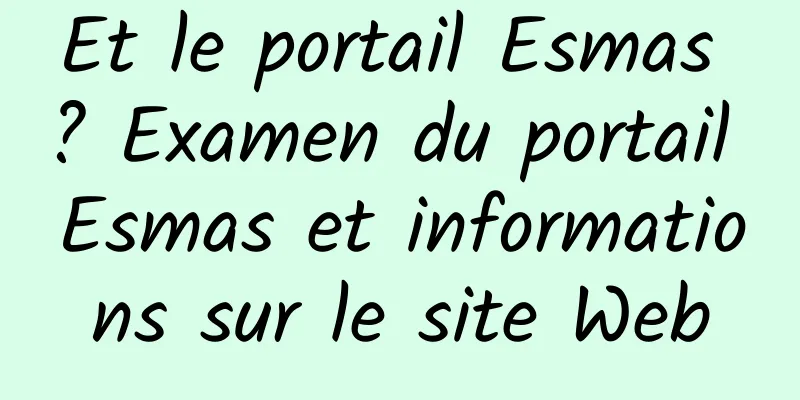 Et le portail Esmas ? Examen du portail Esmas et informations sur le site Web