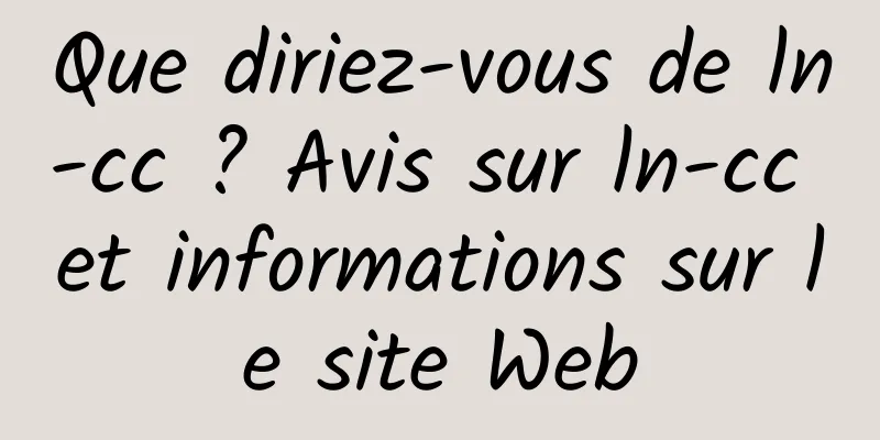 Que diriez-vous de ln-cc ? Avis sur ln-cc et informations sur le site Web