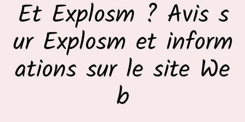 Et Explosm ? Avis sur Explosm et informations sur le site Web
