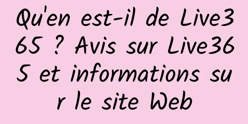 Qu'en est-il de Live365 ? Avis sur Live365 et informations sur le site Web