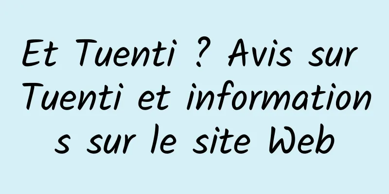 Et Tuenti ? Avis sur Tuenti et informations sur le site Web