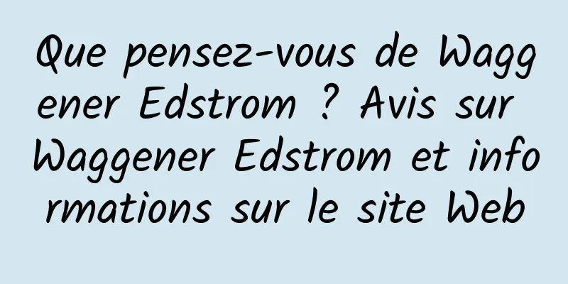 Que pensez-vous de Waggener Edstrom ? Avis sur Waggener Edstrom et informations sur le site Web
