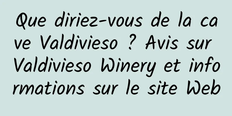Que diriez-vous de la cave Valdivieso ? Avis sur Valdivieso Winery et informations sur le site Web
