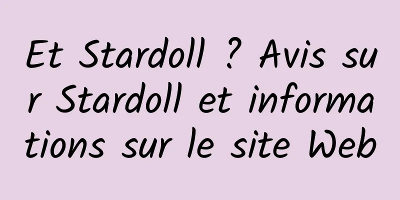 Et Stardoll ? Avis sur Stardoll et informations sur le site Web