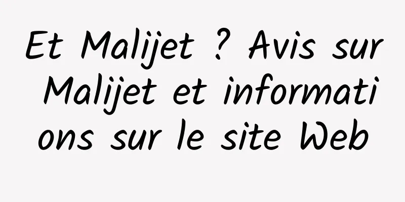 Et Malijet ? Avis sur Malijet et informations sur le site Web