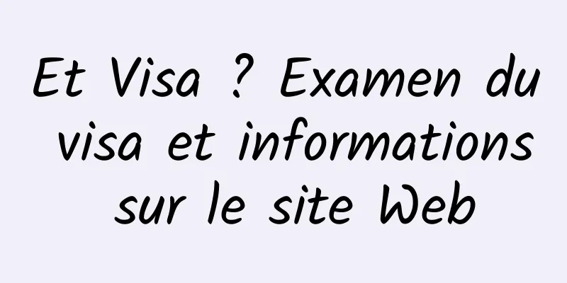 Et Visa ? Examen du visa et informations sur le site Web