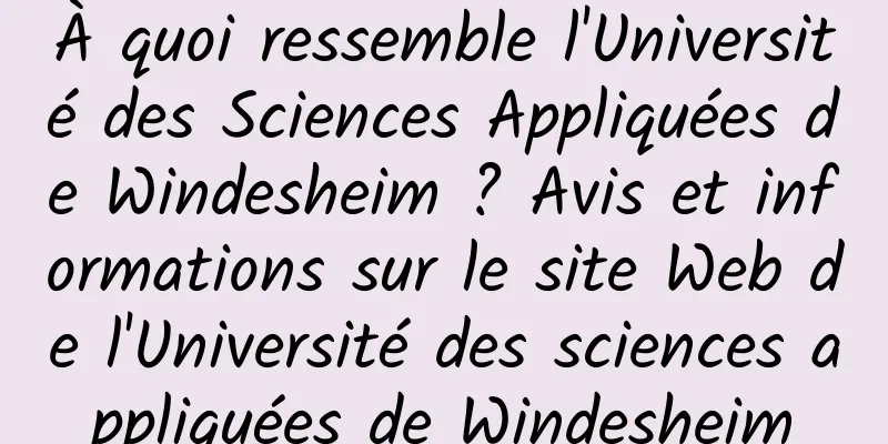 À quoi ressemble l'Université des Sciences Appliquées de Windesheim ? Avis et informations sur le site Web de l'Université des sciences appliquées de Windesheim