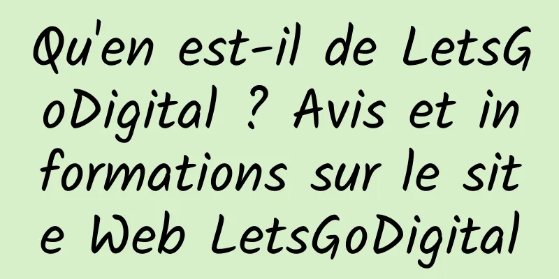 Qu'en est-il de LetsGoDigital ? Avis et informations sur le site Web LetsGoDigital