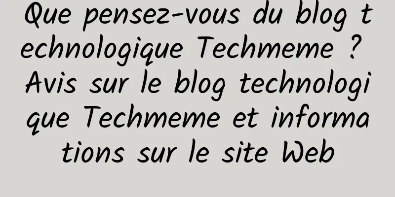 Que pensez-vous du blog technologique Techmeme ? Avis sur le blog technologique Techmeme et informations sur le site Web