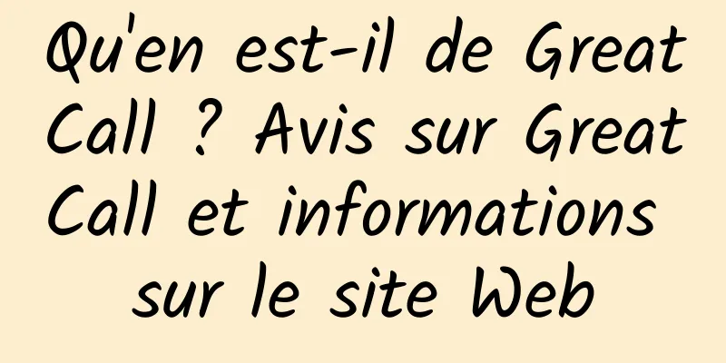 Qu'en est-il de GreatCall ? Avis sur GreatCall et informations sur le site Web