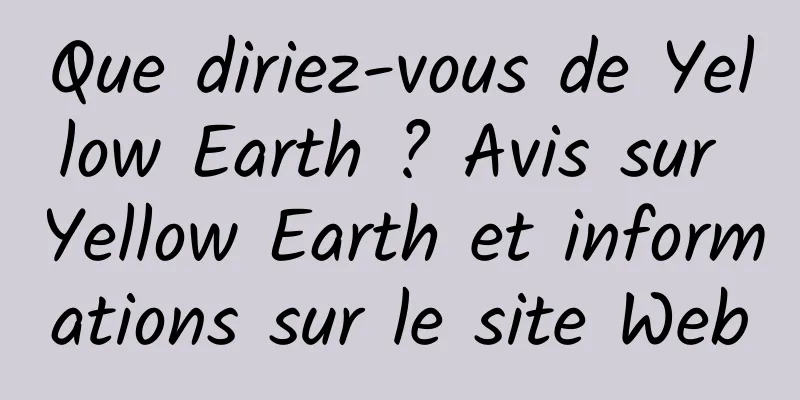 Que diriez-vous de Yellow Earth ? Avis sur Yellow Earth et informations sur le site Web