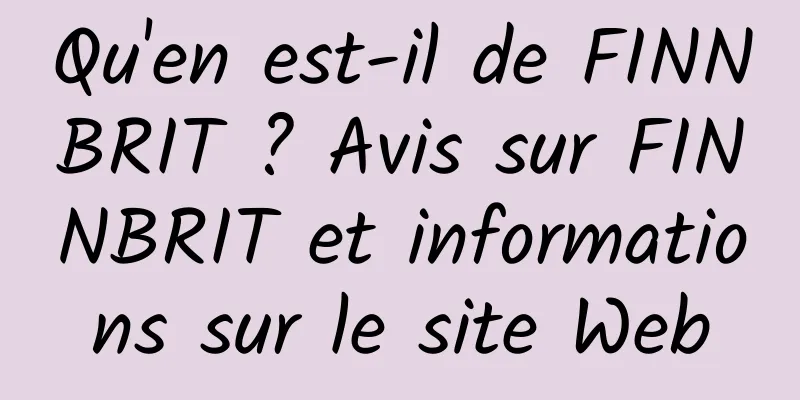 Qu'en est-il de FINNBRIT ? Avis sur FINNBRIT et informations sur le site Web