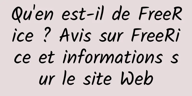 Qu'en est-il de FreeRice ? Avis sur FreeRice et informations sur le site Web