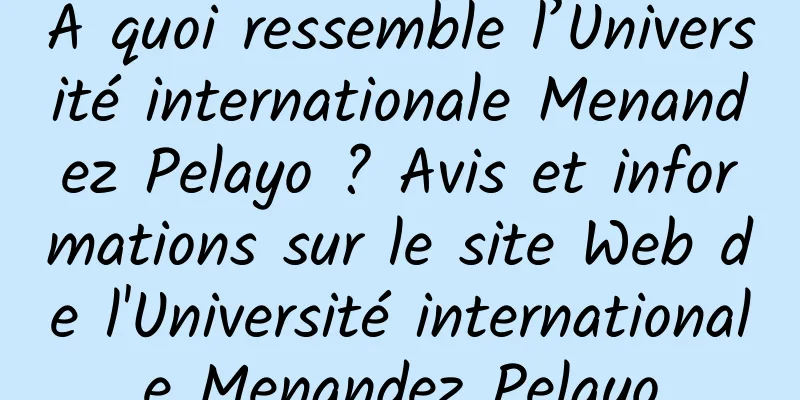 À quoi ressemble l’Université internationale Menandez Pelayo ? Avis et informations sur le site Web de l'Université internationale Menandez Pelayo