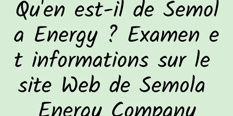 Qu'en est-il de Semola Energy ? Examen et informations sur le site Web de Semola Energy Company