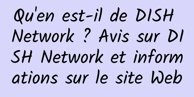 Qu'en est-il de DISH Network ? Avis sur DISH Network et informations sur le site Web