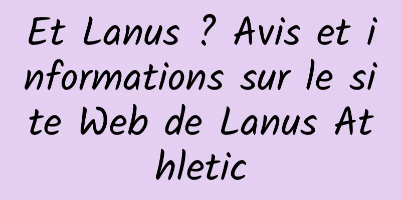 Et Lanus ? Avis et informations sur le site Web de Lanus Athletic
