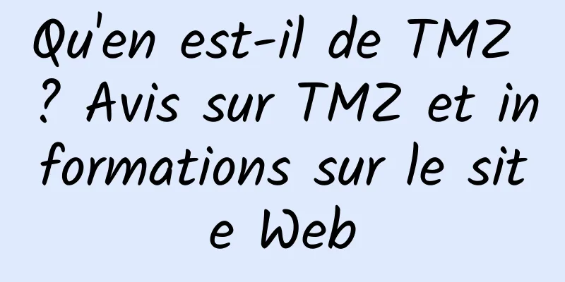 Qu'en est-il de TMZ ? Avis sur TMZ et informations sur le site Web