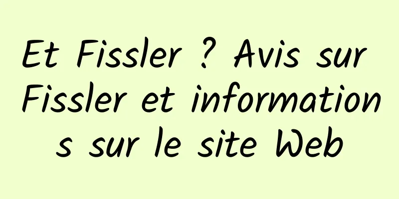 Et Fissler ? Avis sur Fissler et informations sur le site Web