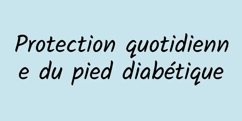 Protection quotidienne du pied diabétique