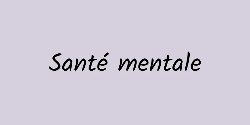 Santé mentale